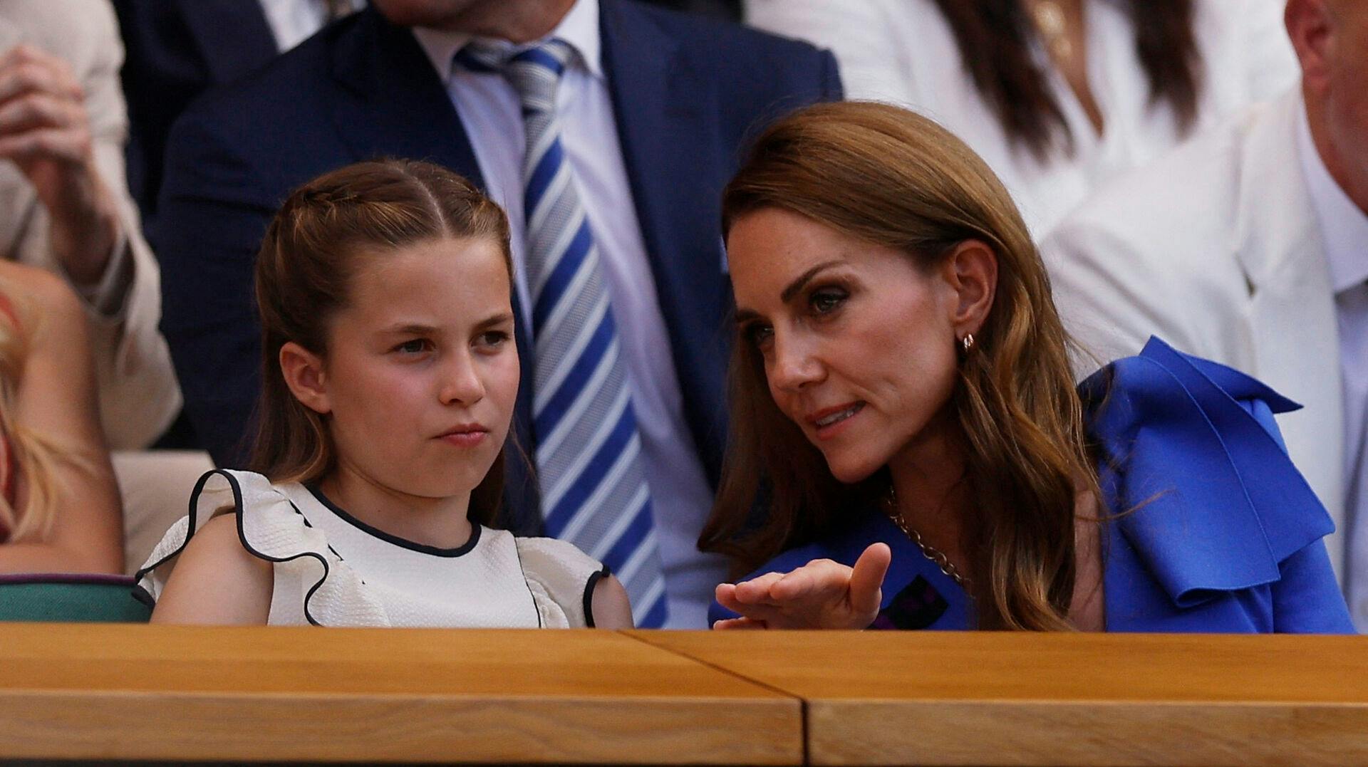 Prinsesse Charlotte og prinsesse Kate.