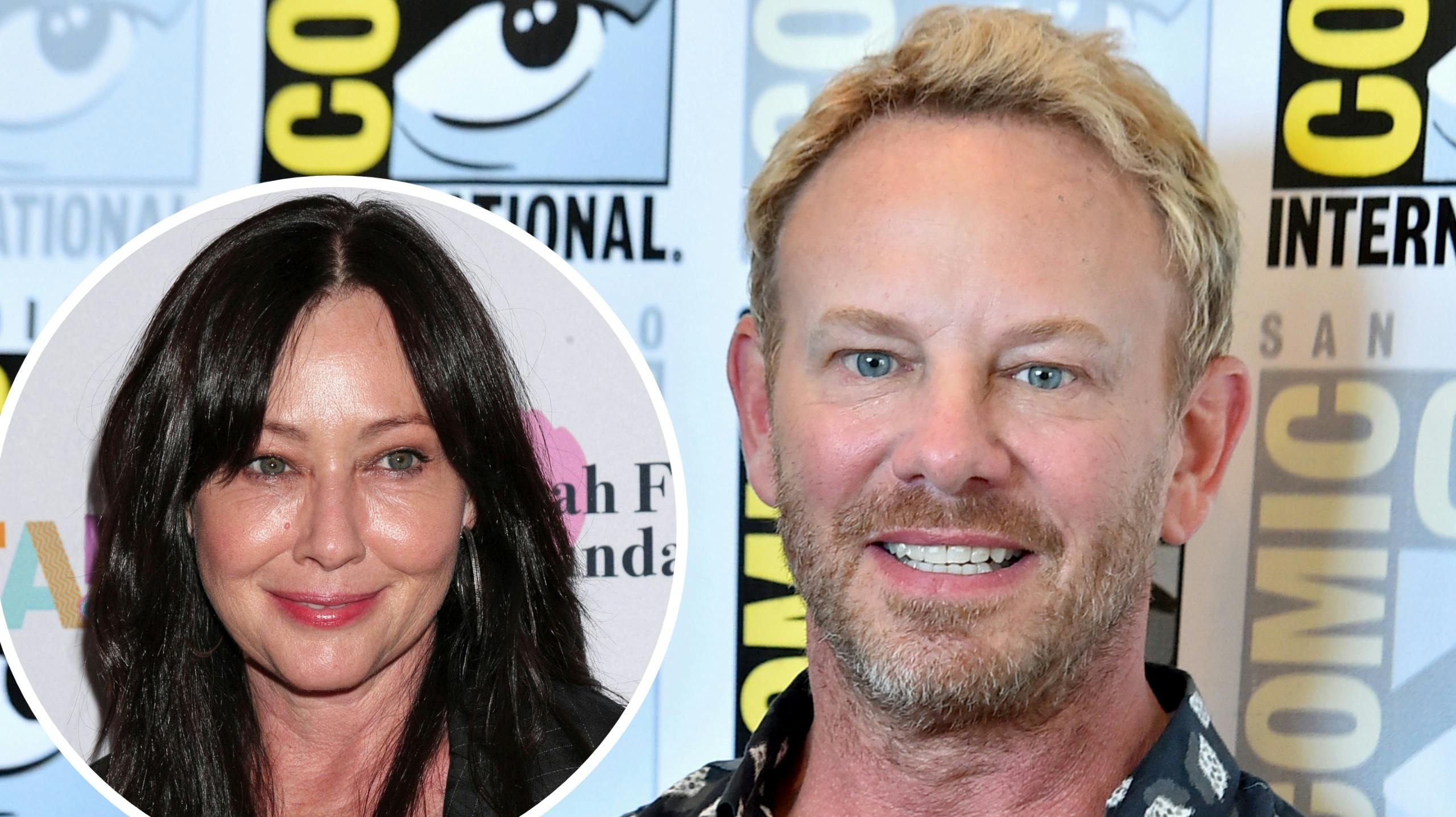Ian Ziering og Shannen Doherty.