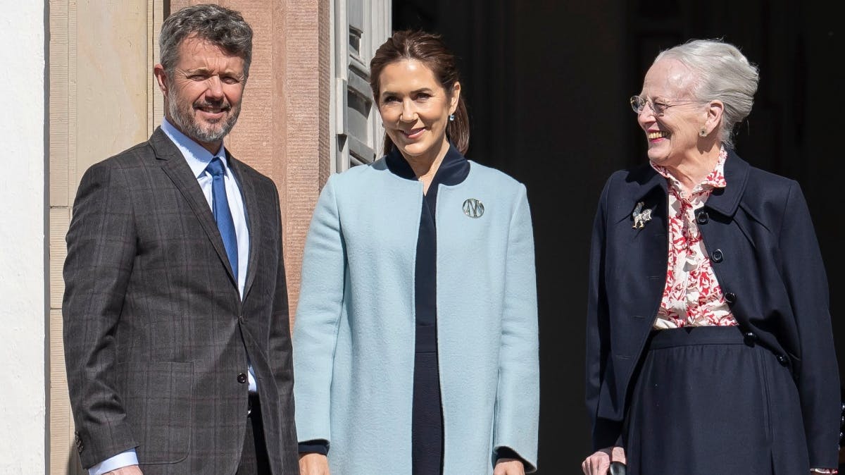 Kongeparret og dronning Margrethe