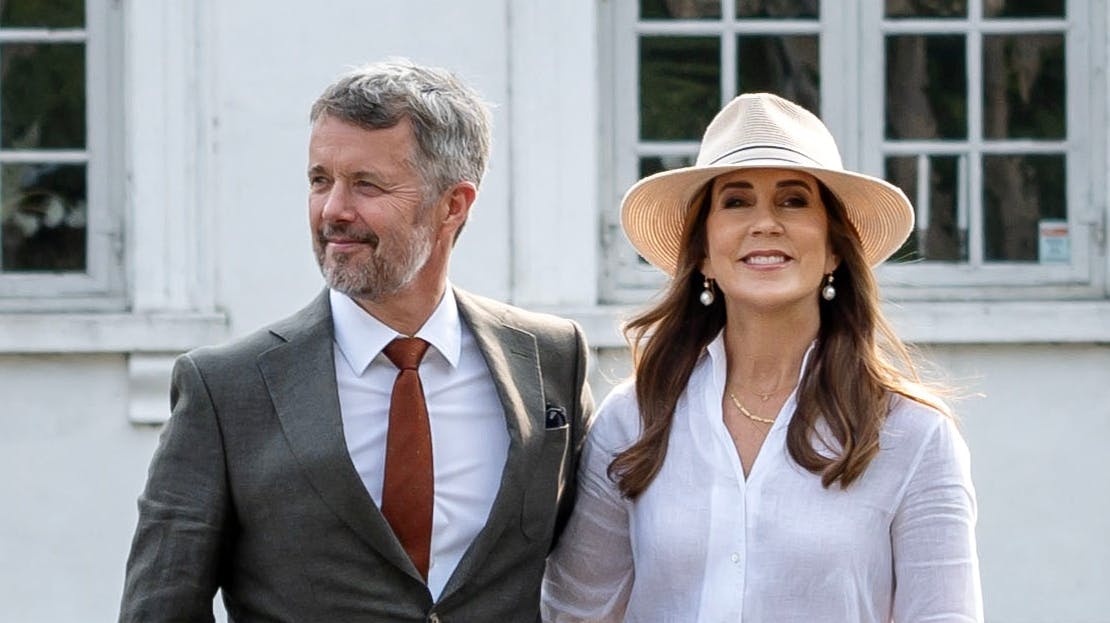 Kong Frederik og dronning Mary. 