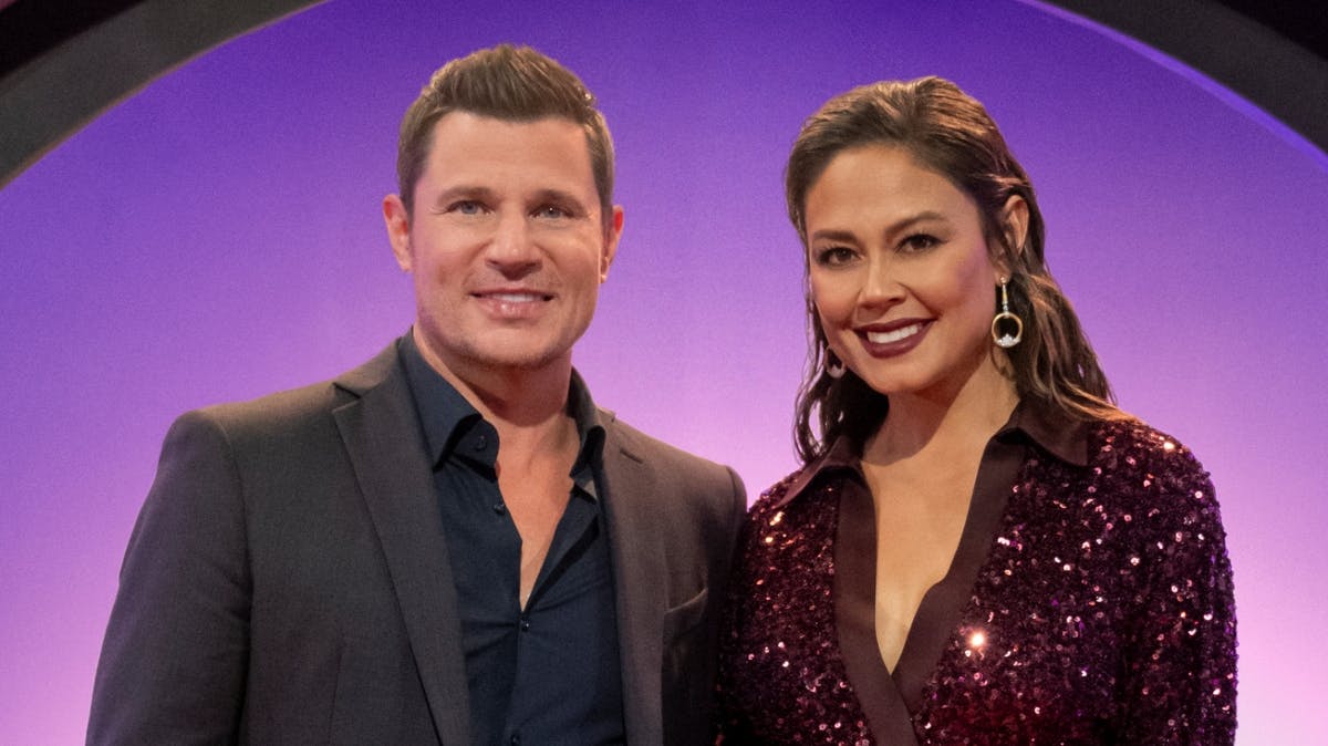 Nick Lachey og Vanessa Lachey er værter på "Love is Blind".