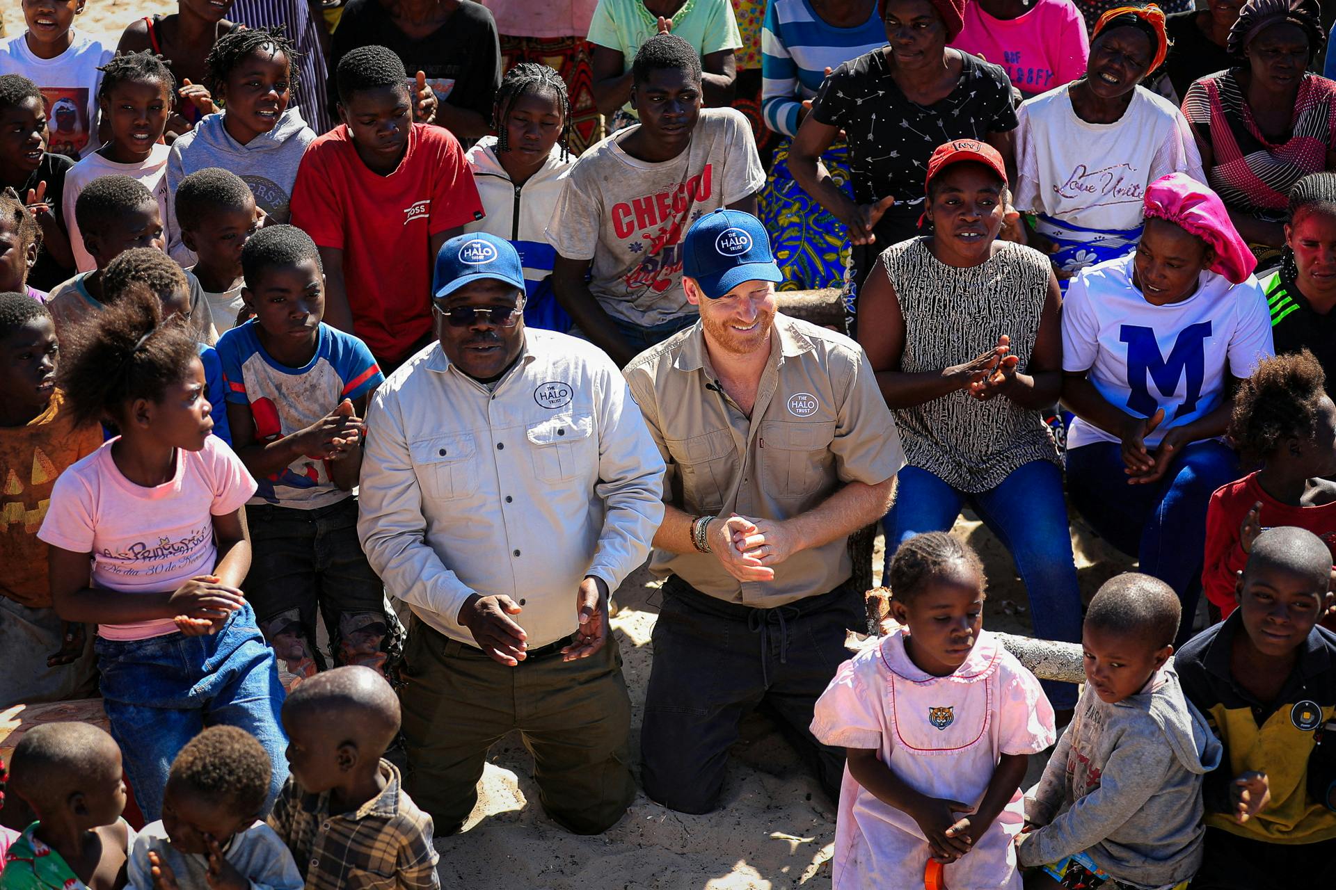Prins Harry i Angola.