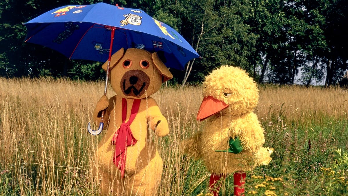 Bamse og Kylling i "Bamses billedbog"