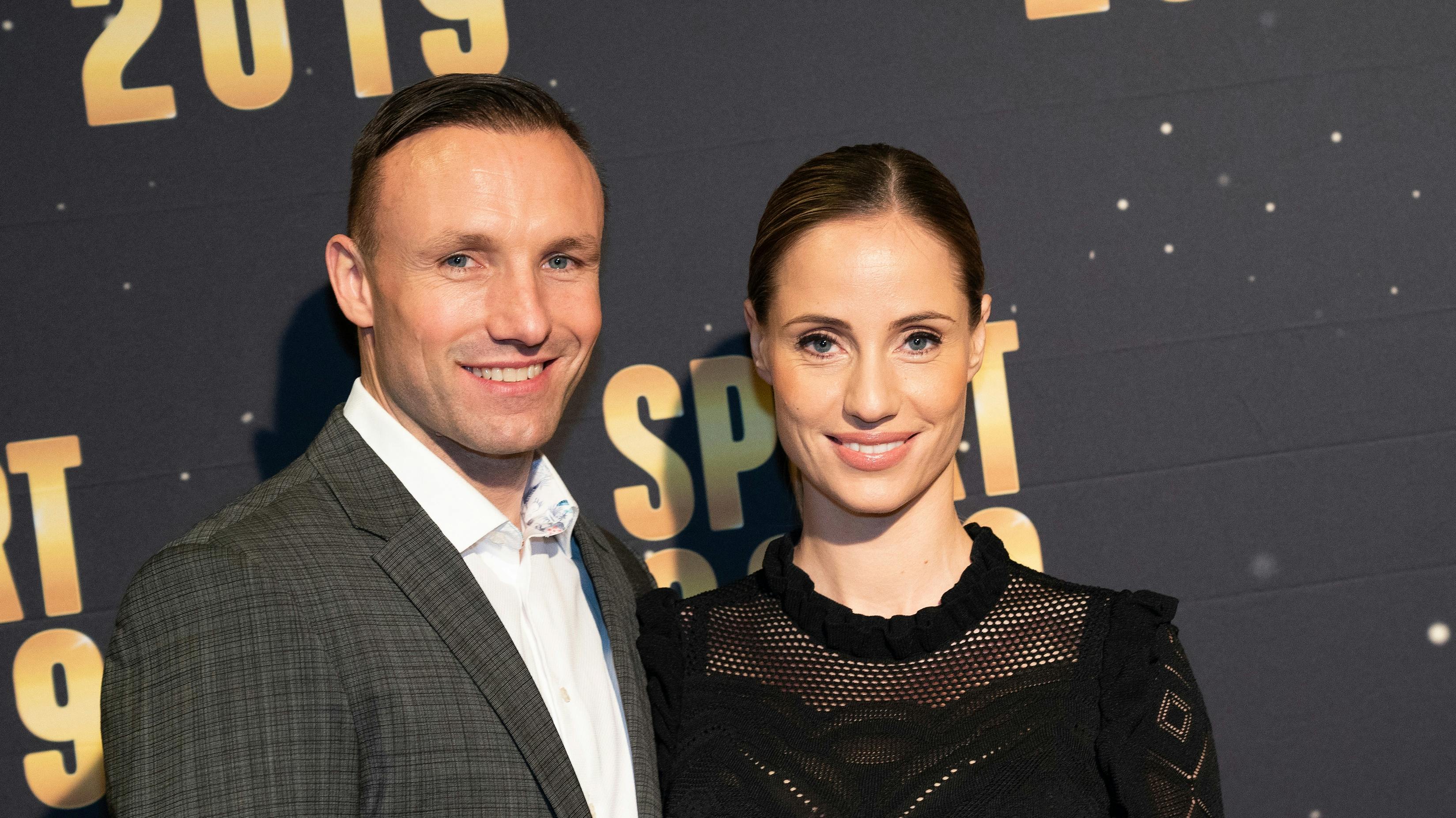 Lea Hvidt Kessler med sin mand Mikkel Kessler.