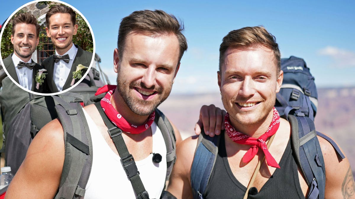 Benjamin og Morten fra "Først til verdens ende" og Frederik Haun og Morten Kjeldgaard.&nbsp;