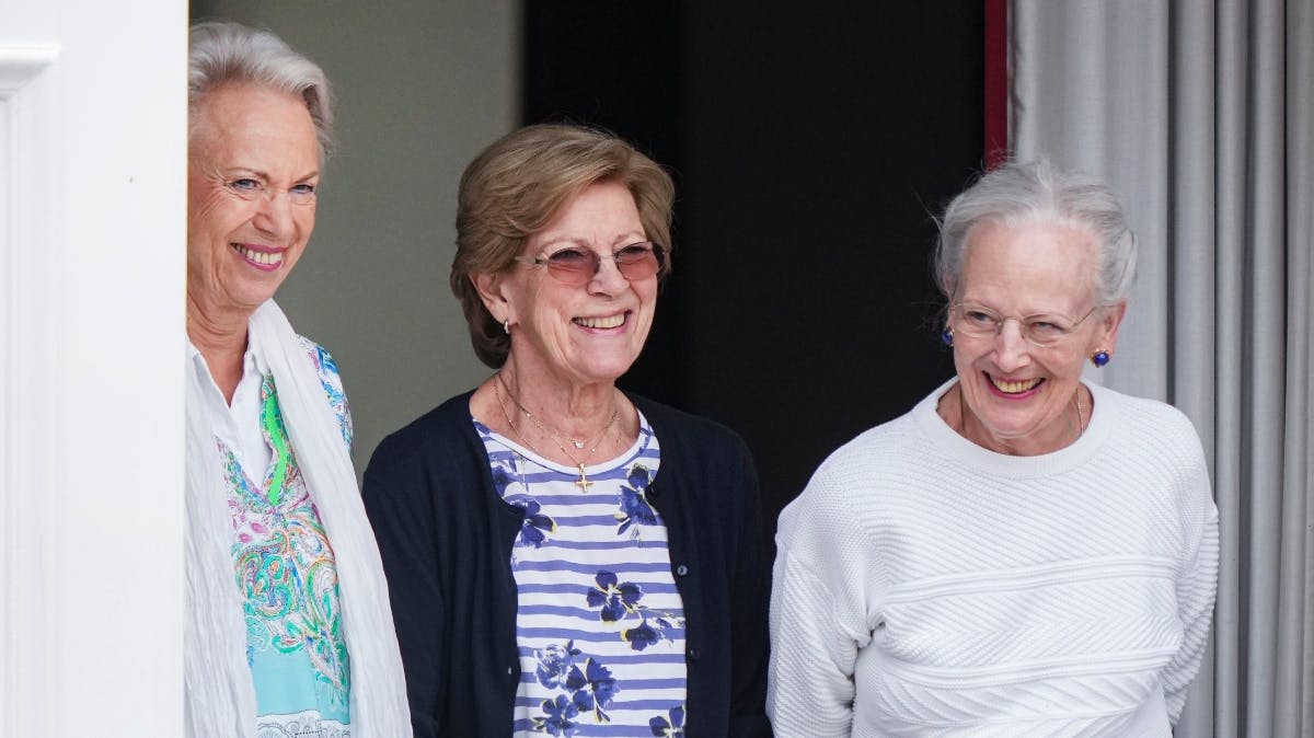 Prinsesse Benedikte, dronning Anne-Marie og dronning Margrethe.