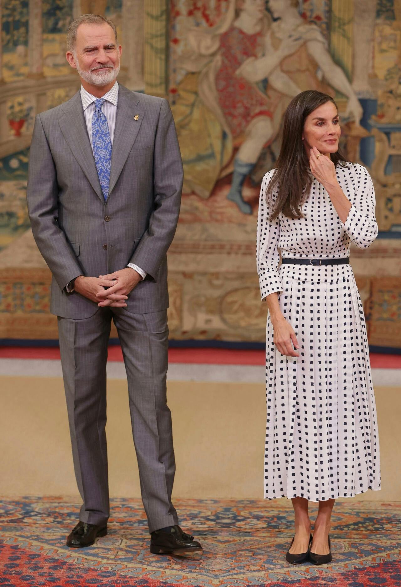 Kong Felipe og dronning Letizia.