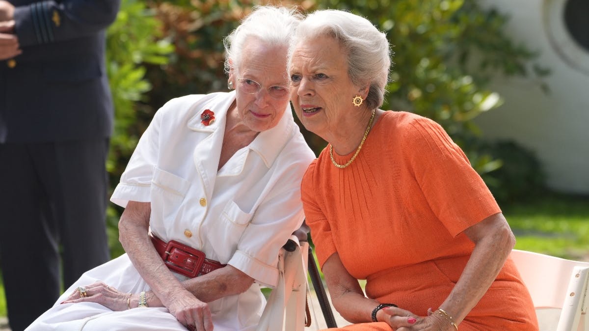 Dronning Margrethe og prinsesse Benedikte