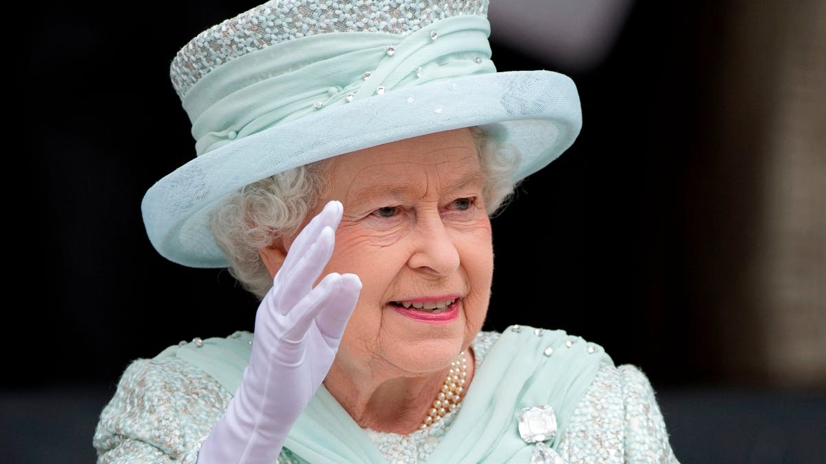Dronning Elizabeth.
