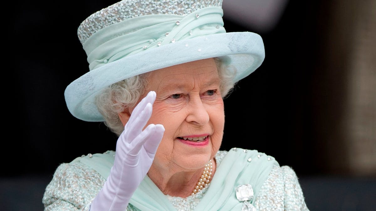 Dronning Elizabeth.