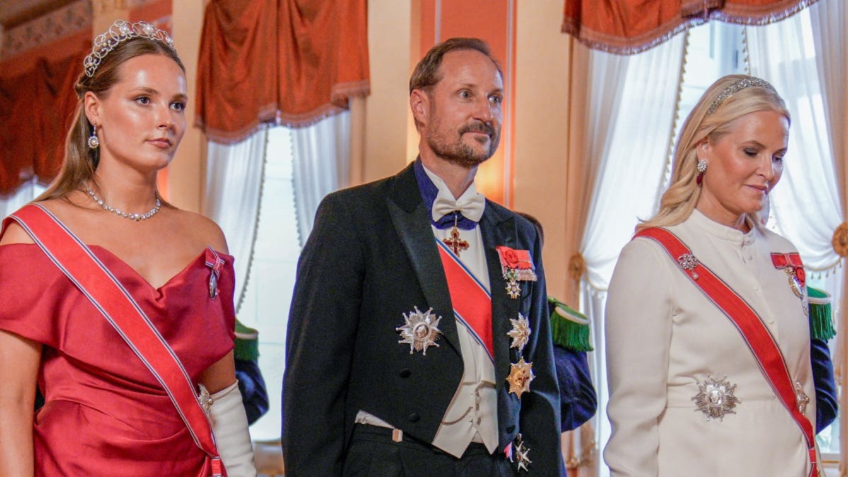 Prinsesse Ingrid Alexandra, kronprins Haakon og kronprinsesse Mette-Marit