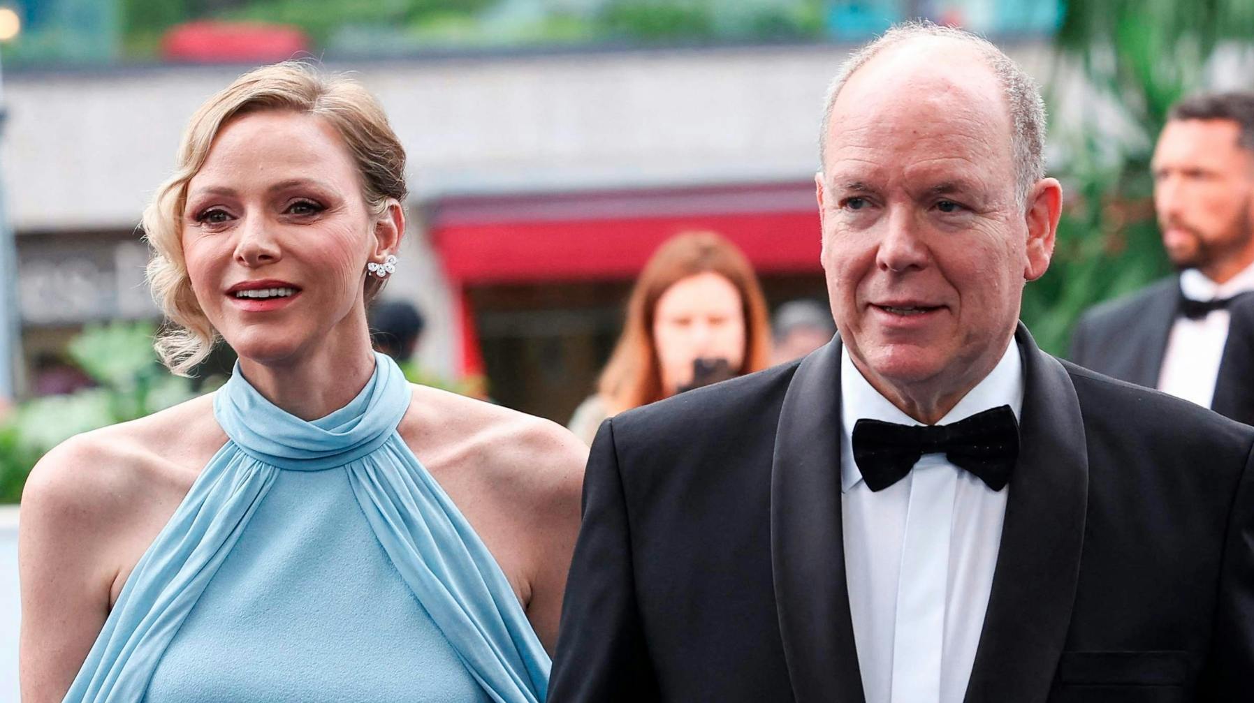 Fyrstinde Charlene og fyrst Albert. 