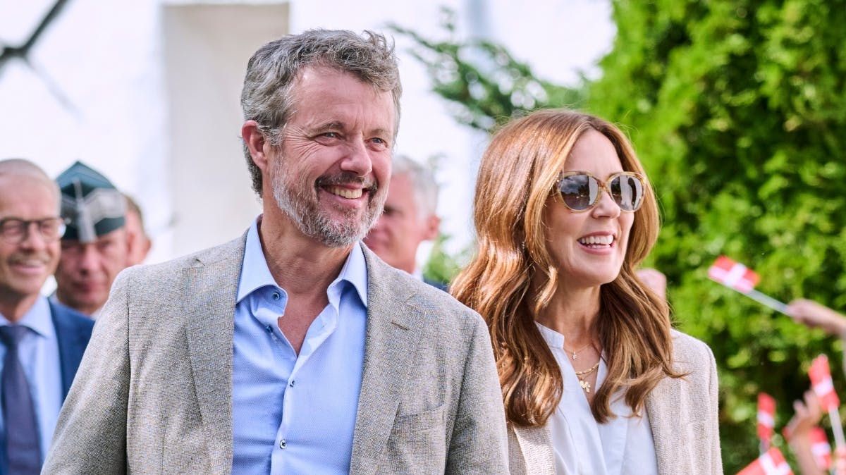 Kong Frederik og dronning Mary.