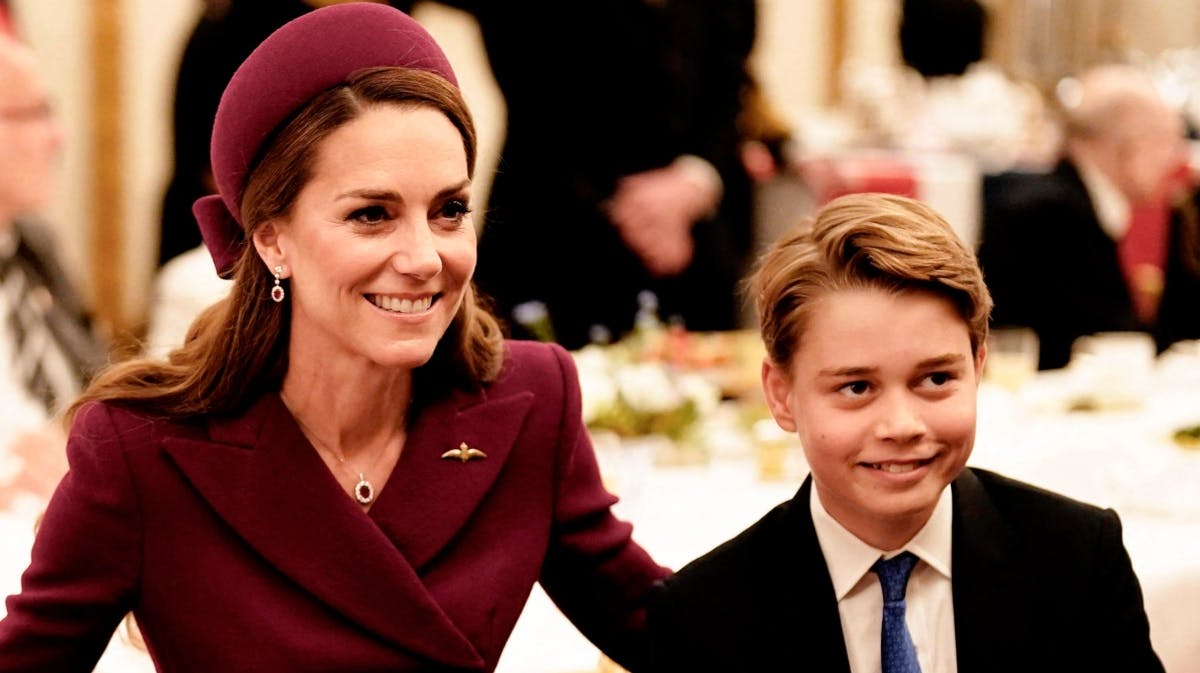 Prinsesse Kate og prins George
