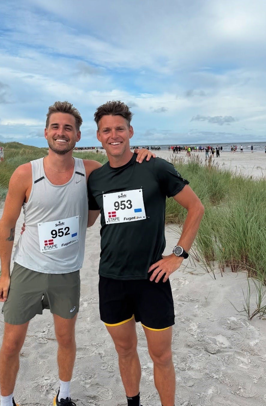 Frederik og Frederik til etapeløb på Bornholm.