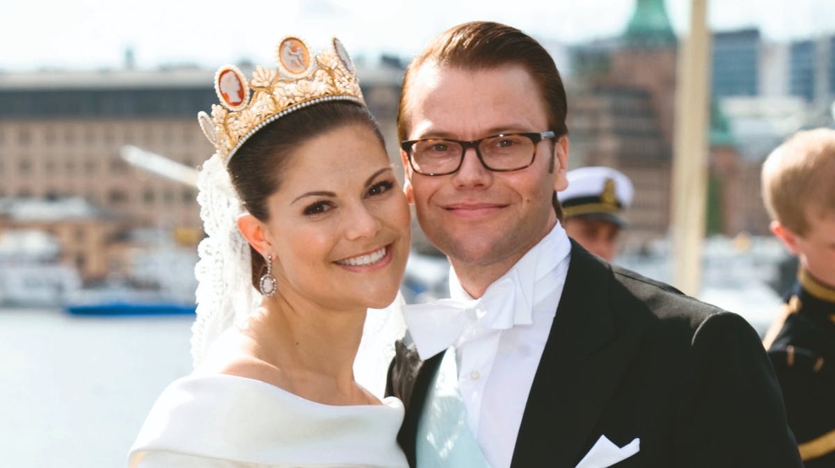 Kronprinsesse Victoria og prins Daniel.