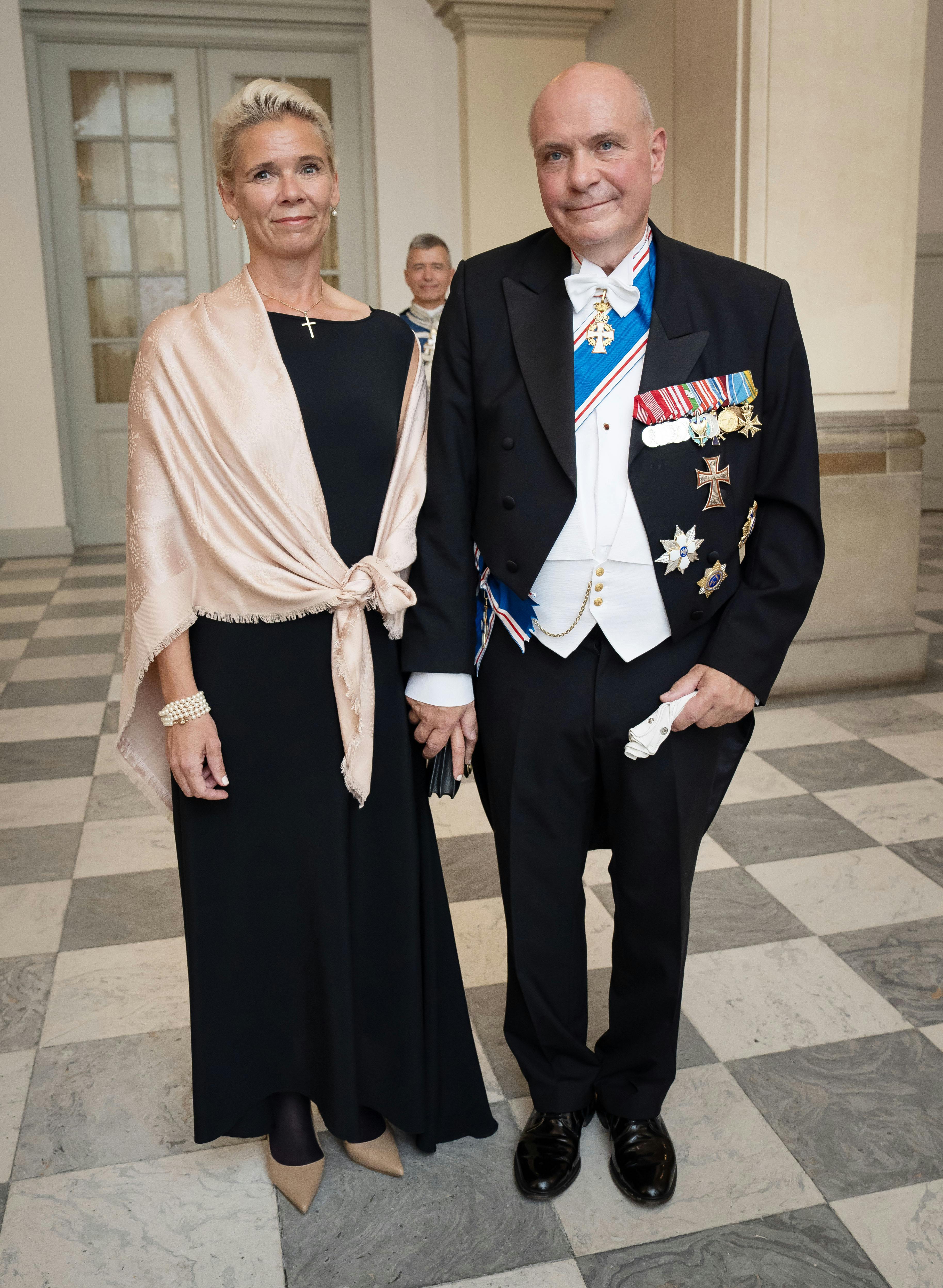 Marianne Kirk og Søren Gade til gallataffel.