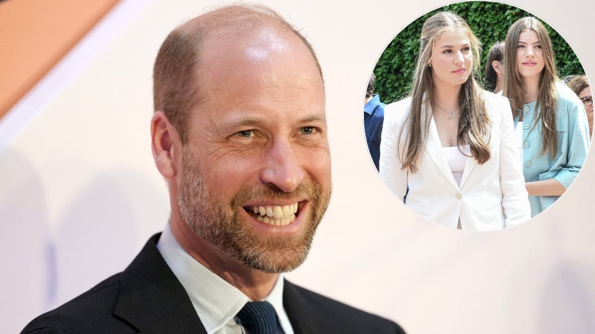 Prins William, prinsesse Leonor og prinsesse Sofia 