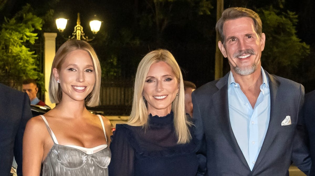 Maria-Olympia, Marie-Chantal og Pavlos de Grece