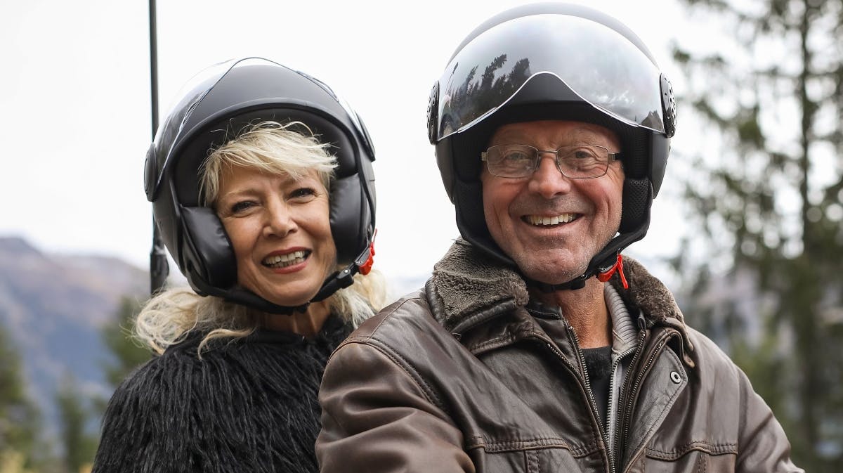 Femia og Steen i "Hotel Romantik"