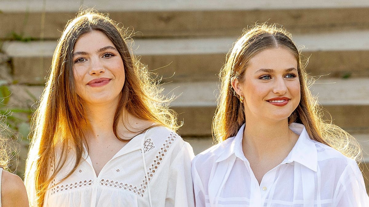 Prinsesse Sofia og prinsesse Leonor.