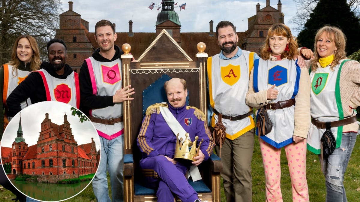 Kongens Efterfølger blev optaget på Rosenholm Slot. 