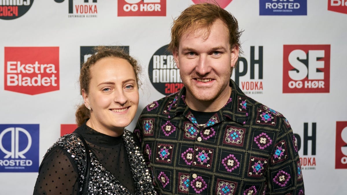 Maja og Carsten til Reality Awards sidste år. 