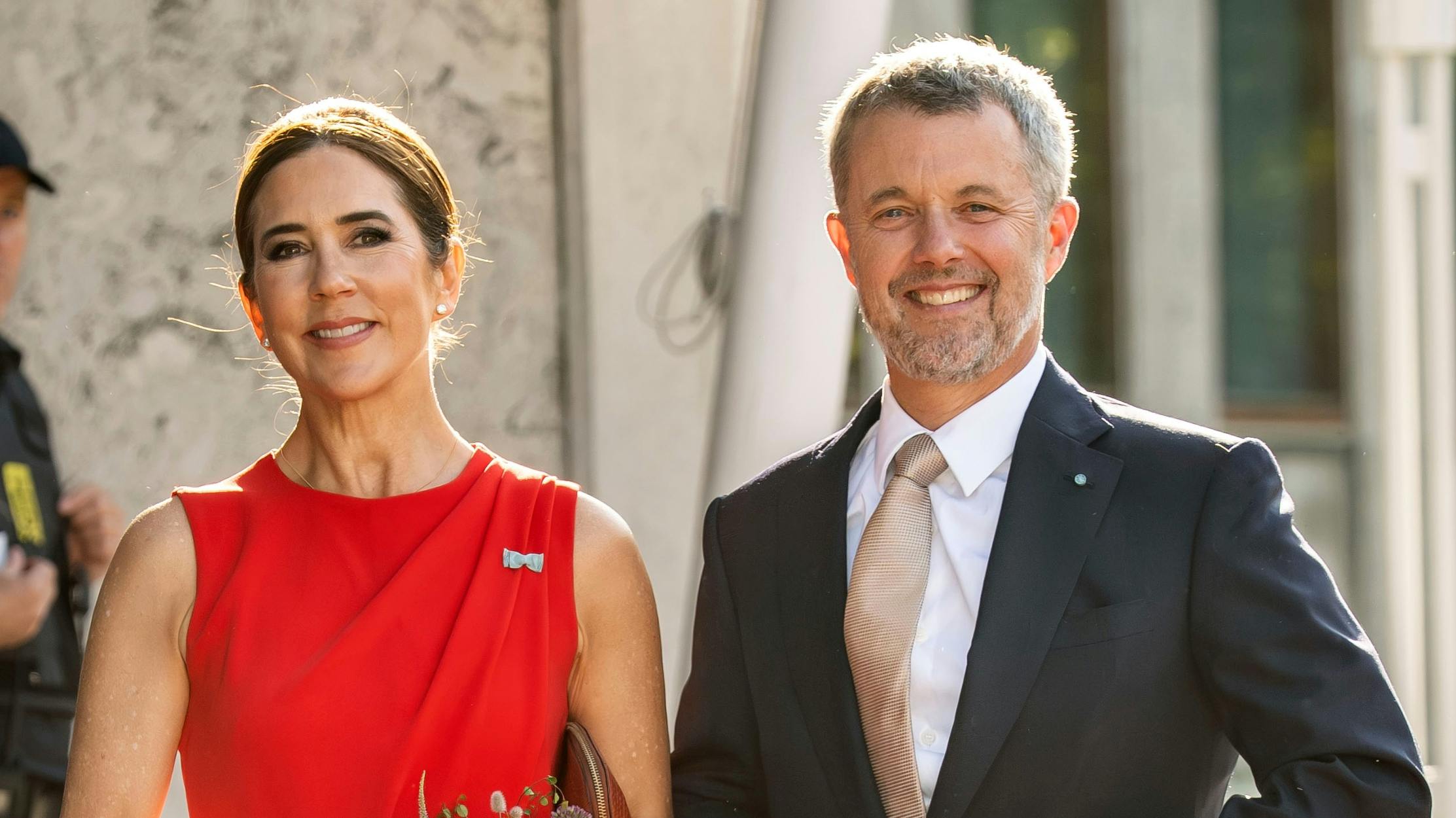 Dronning Mary og kong Frederik.
