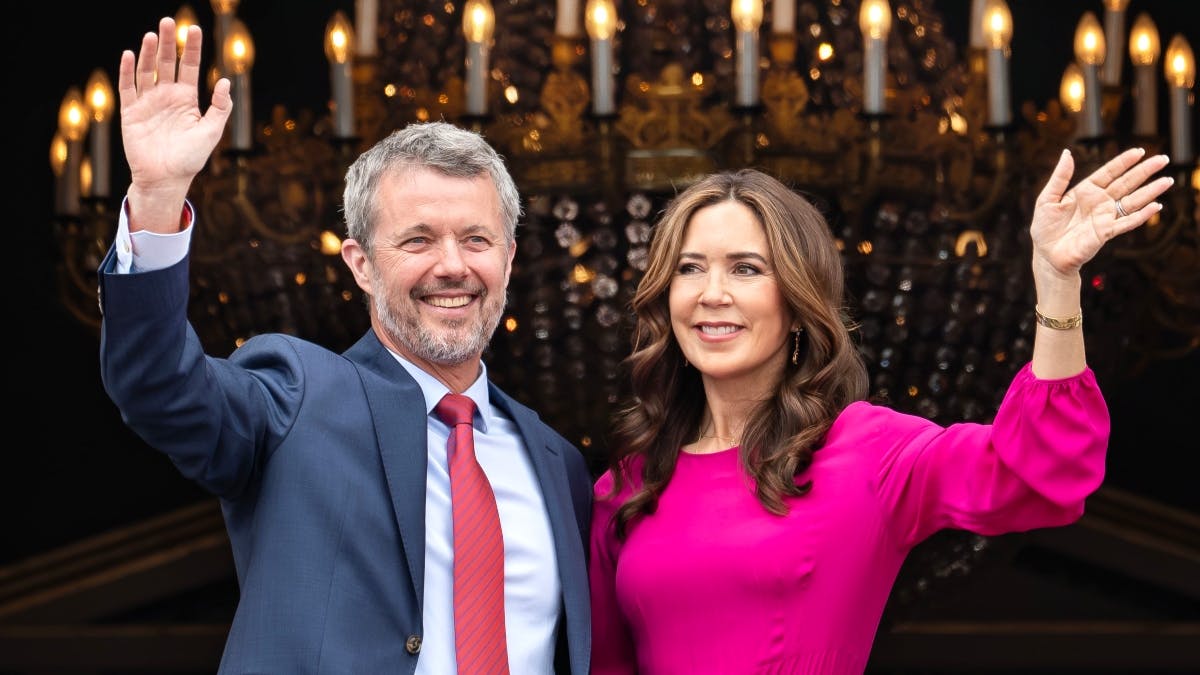 Kong Frederik og dronning Mary. 
