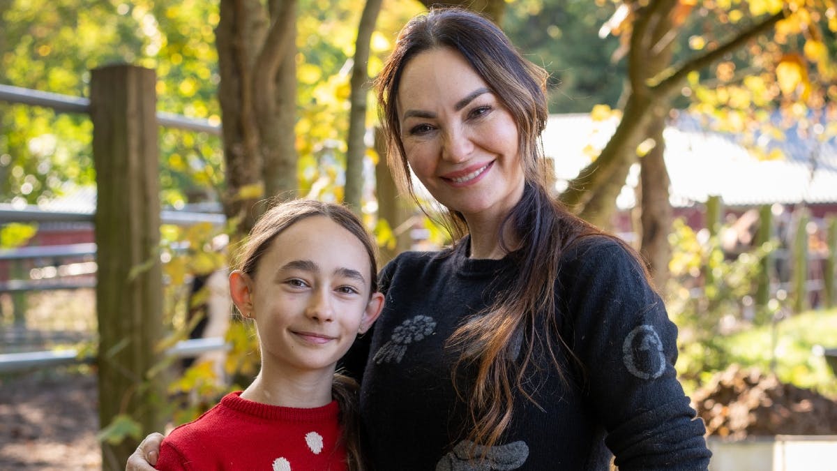 Mascha Vang og datteren Hollie Nolia.