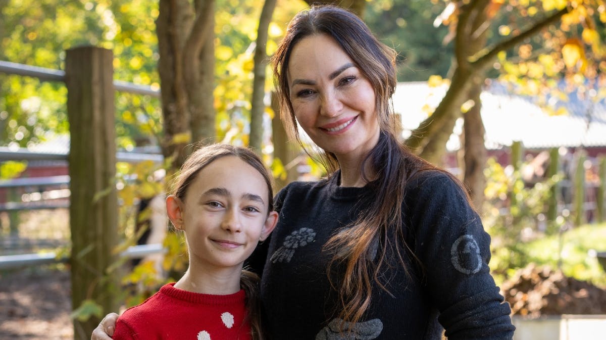 Mascha Vang og datteren Hollie Nolia.