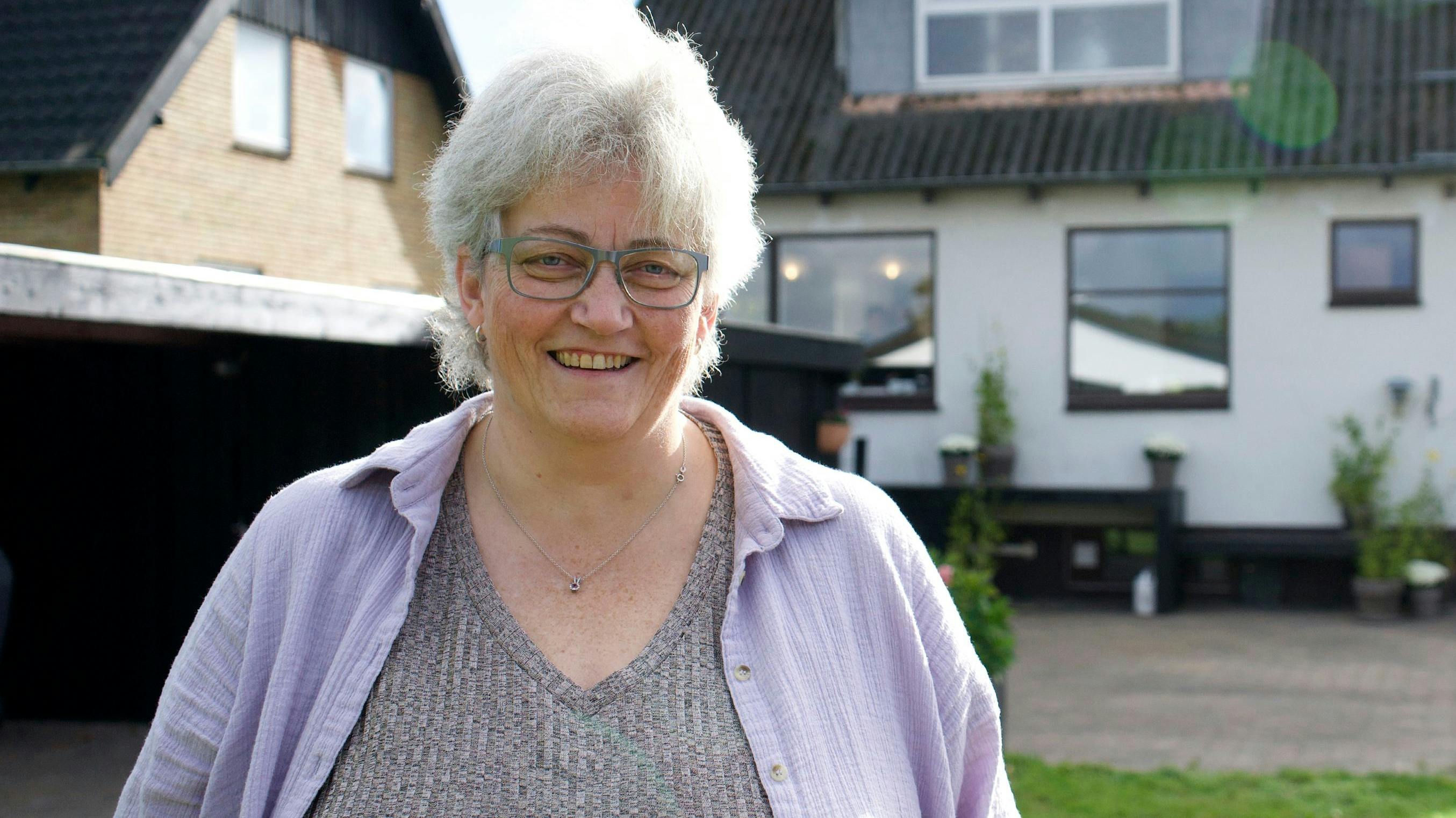Lene Saugbjerg fra "I hus til halsen". 