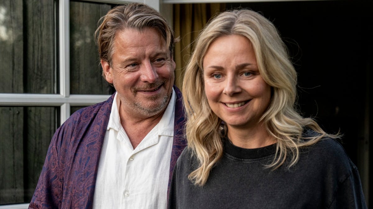 Anders W. Berthelsen og Lene Maria Christensen i "Danefæ". 