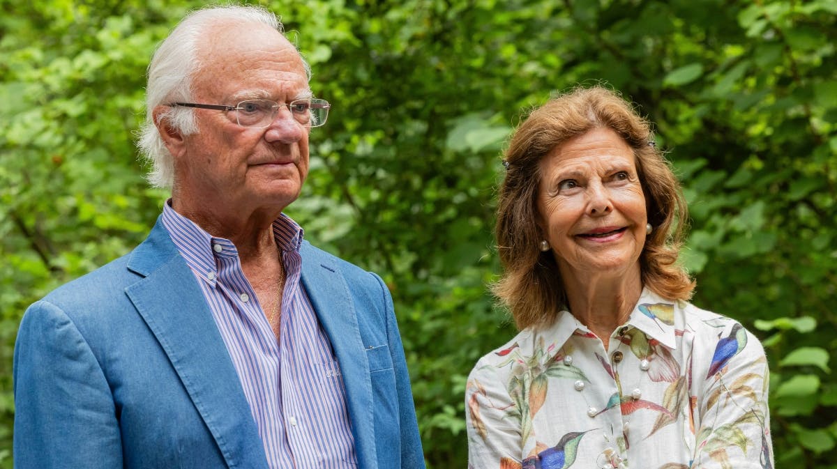 Kong Carl Gustaf og dronning Silvia