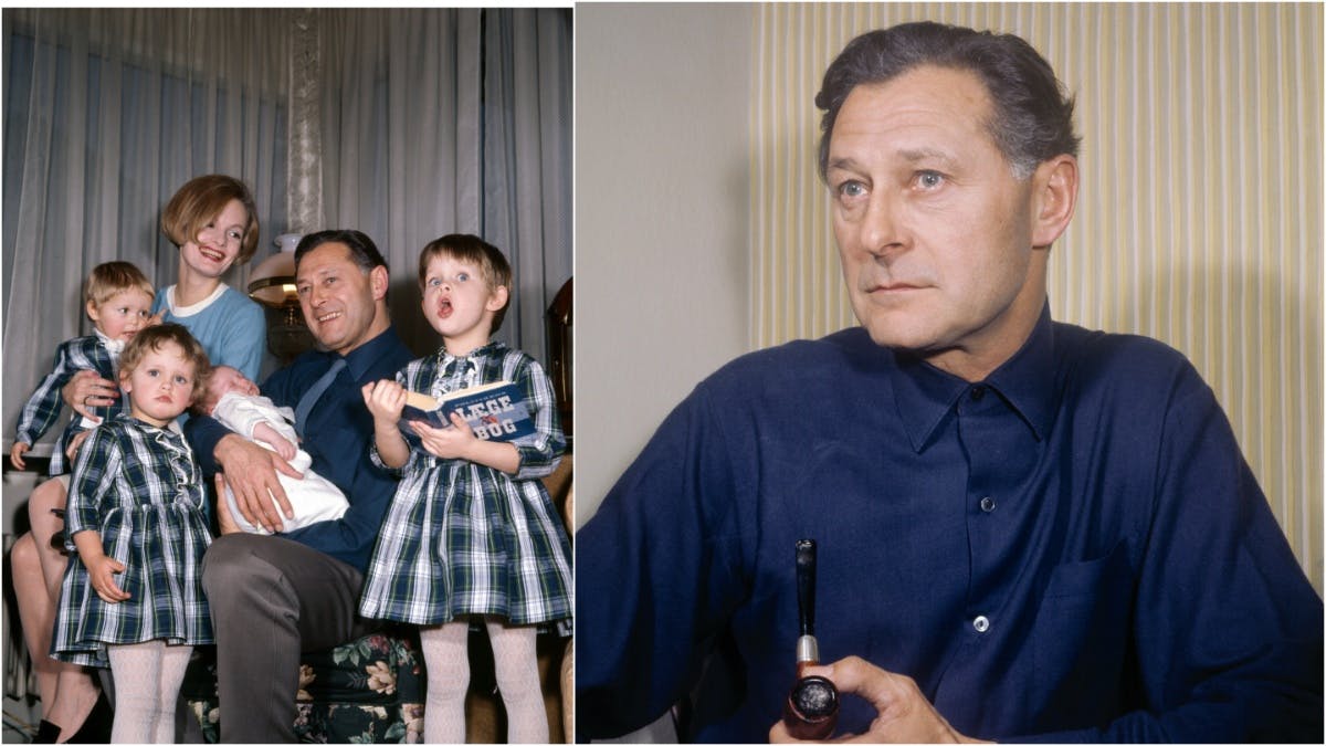 Poul Reichhardt og hustruen Charlotte Ernst med deres fire børn, sønnen Peter Reichhardt og døtrene Caroline, Henriette og Frederikke Reichhardt.&nbsp;