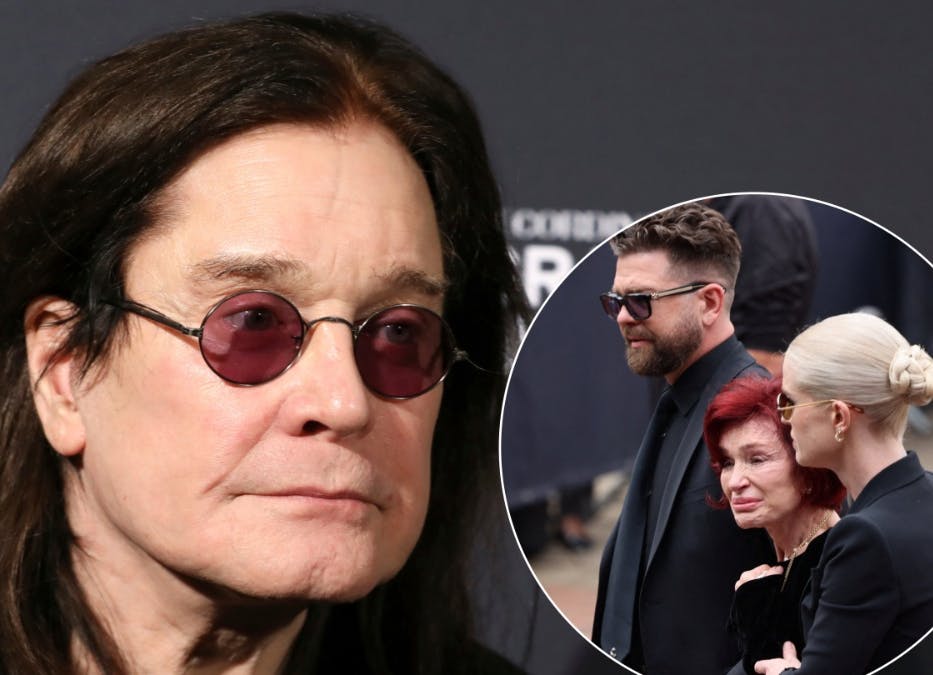 Ozzy Osbourne, Jack Osbourne, Sharon Osbourne og Kelly Osbourne.