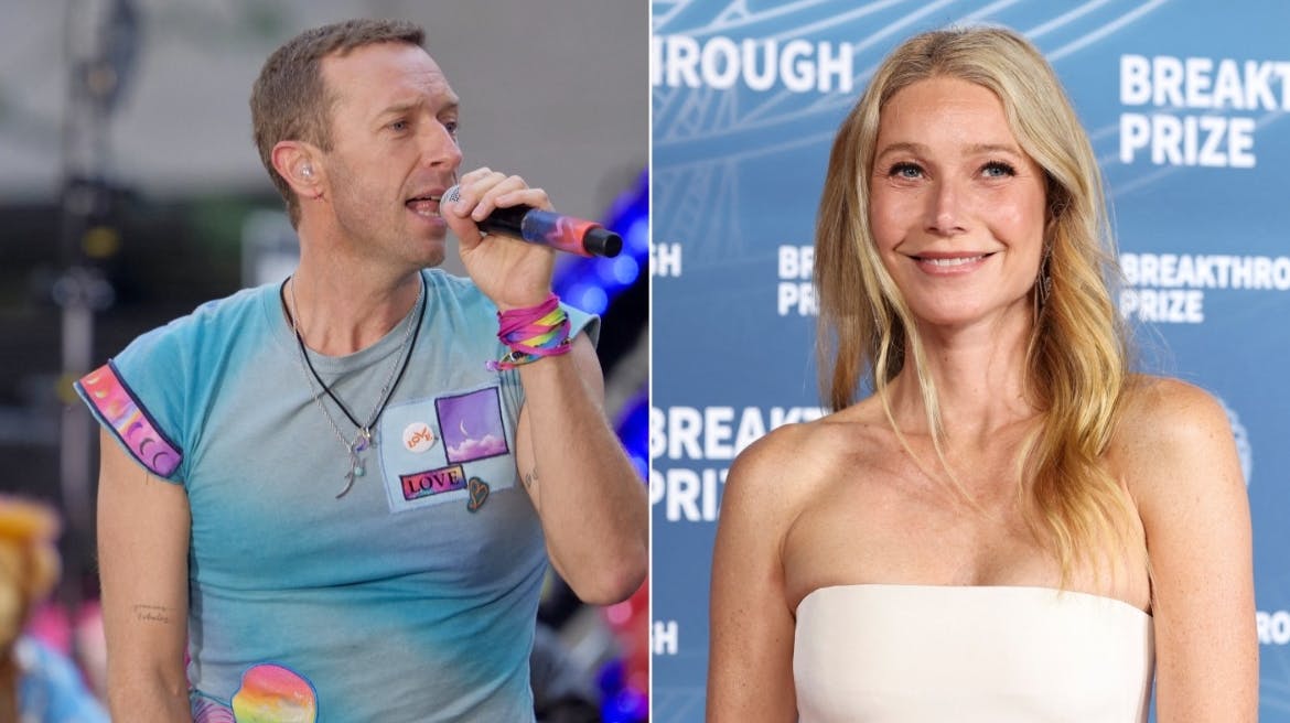 Chris Martin og Gwyneth Paltrow.