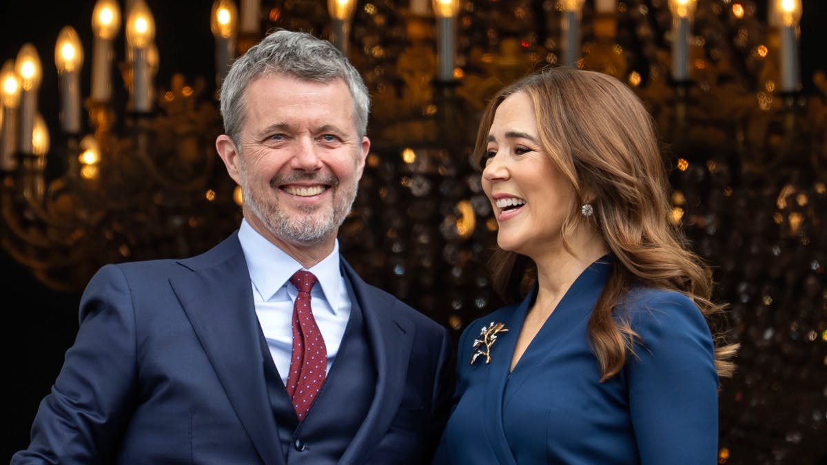 Kong Frederik og dronning Mary. 