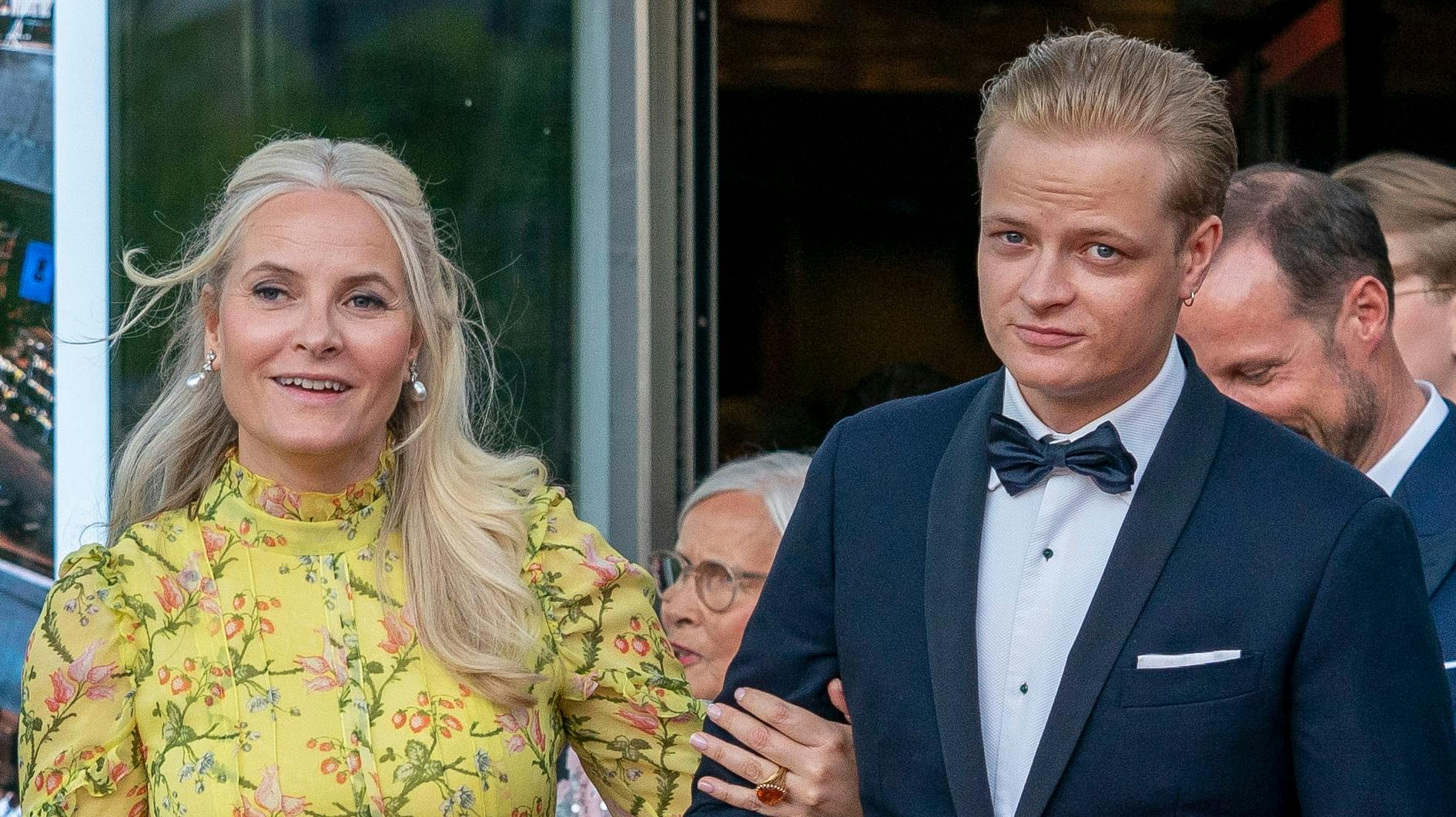 Kronprinsesse Mette-Marit og Marius Borg Høiby. 