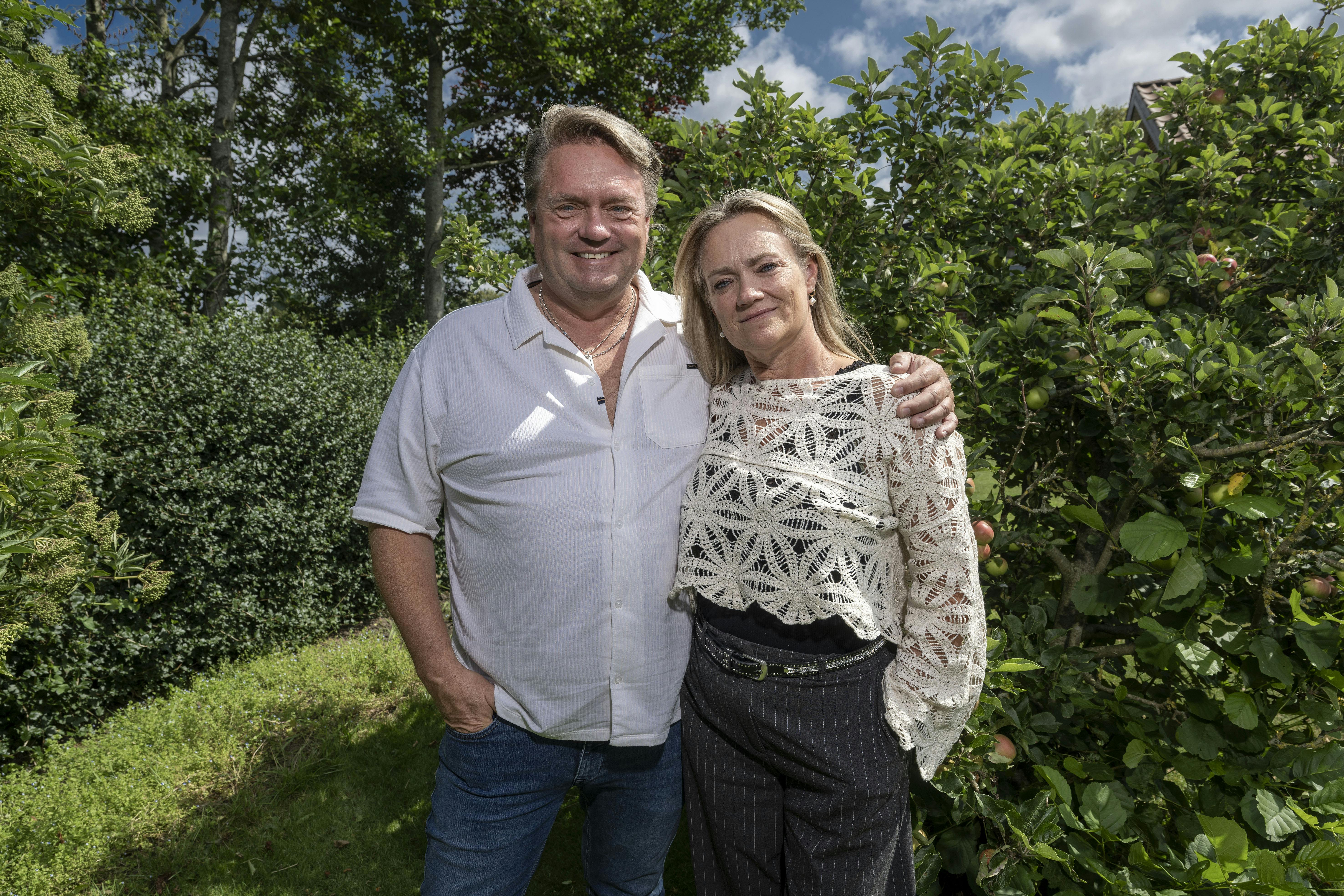 Johnny Hansen med sin kone Gitte.