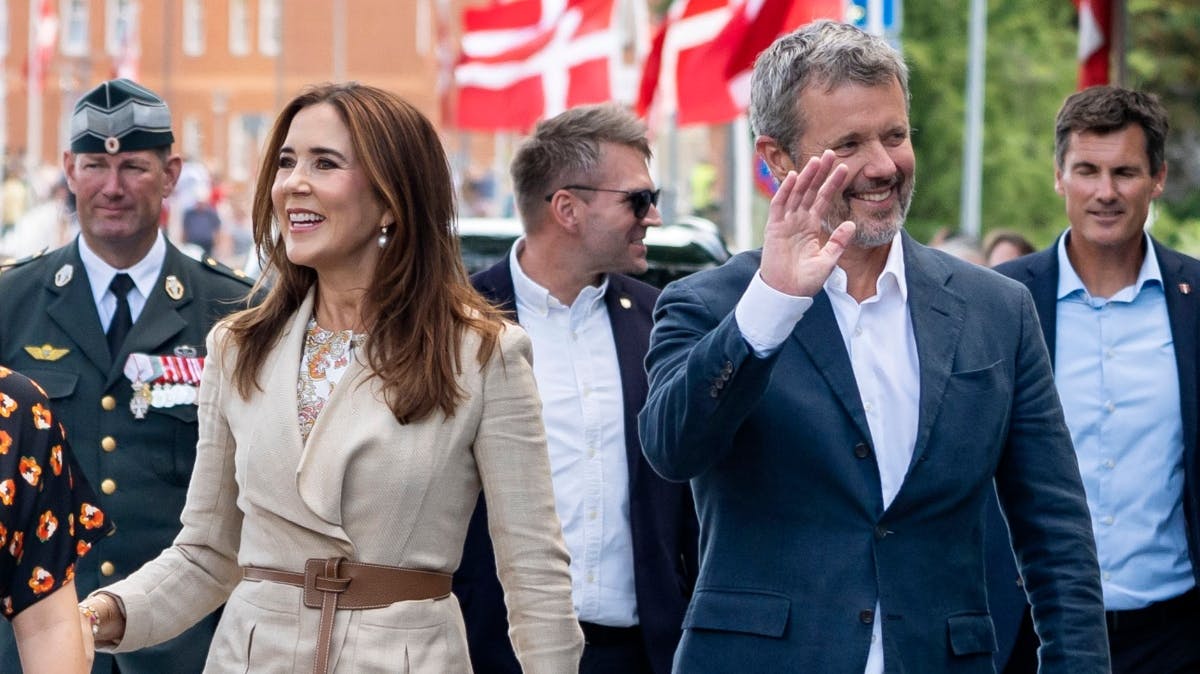 Dronning Mary og kong Frederik