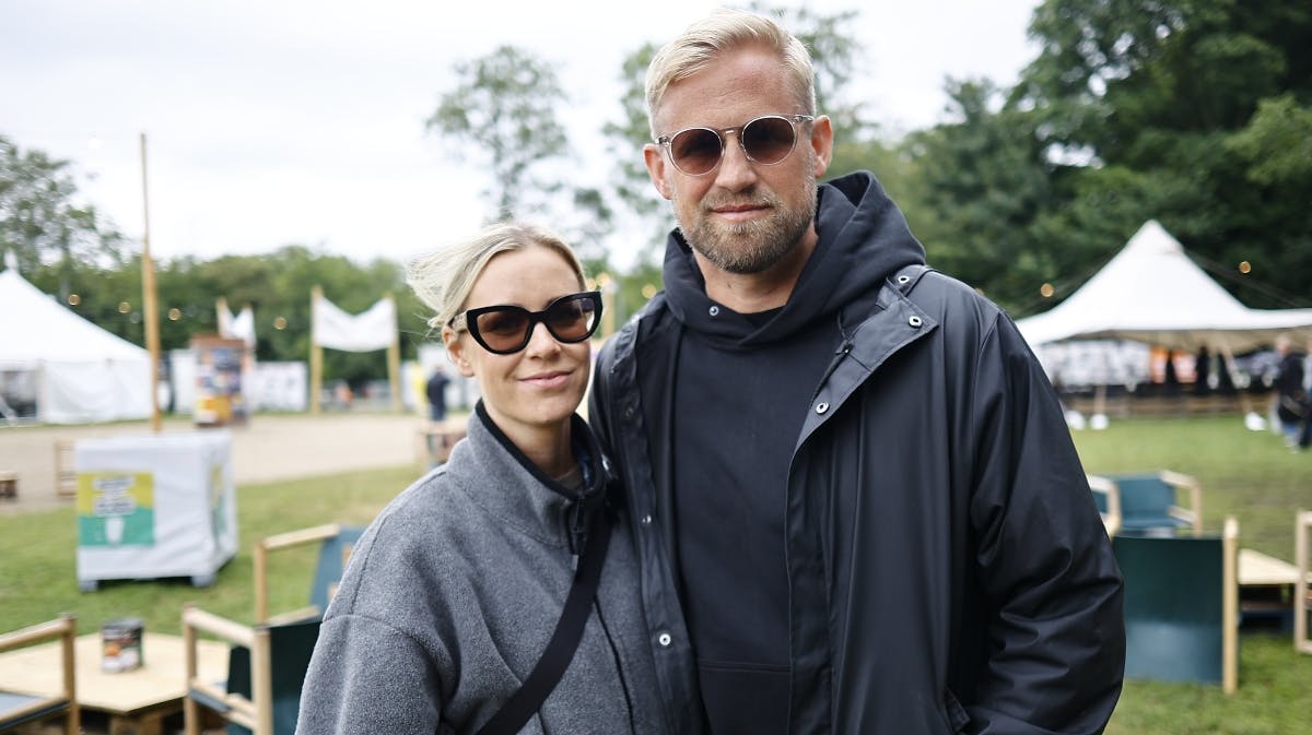 Stine og Kasper Schmeichel