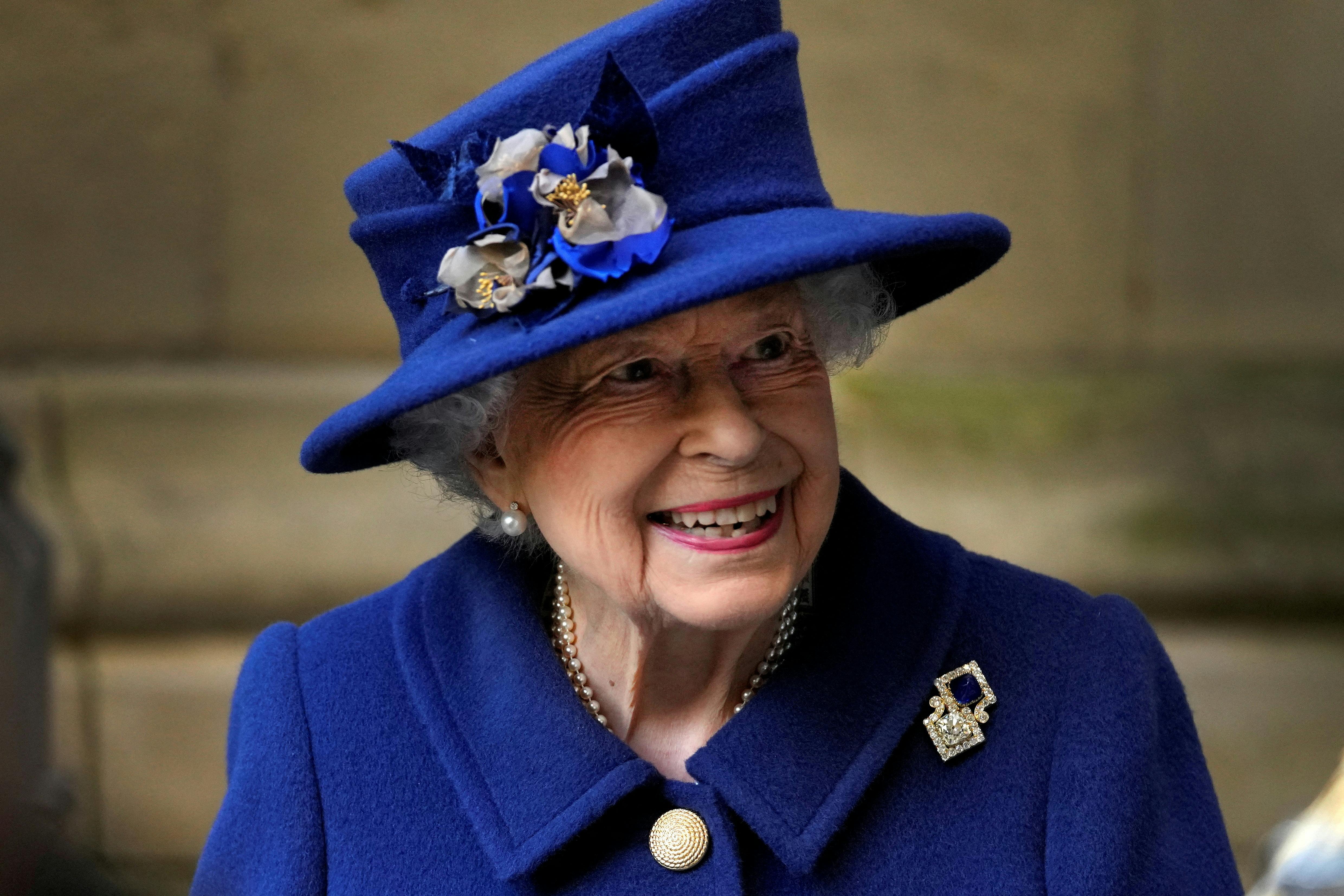 Dronning Elizabeth.