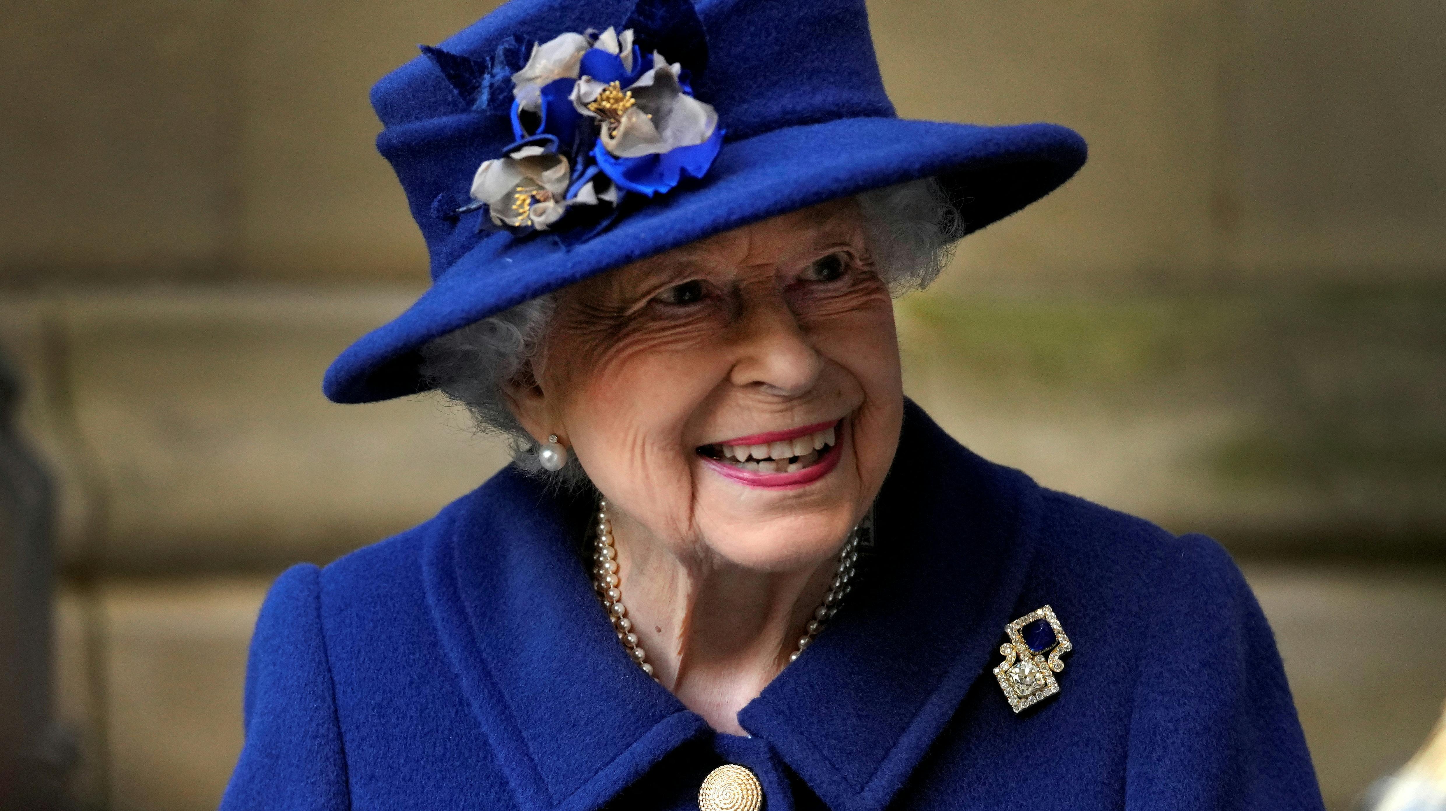 Dronning Elizabeth.