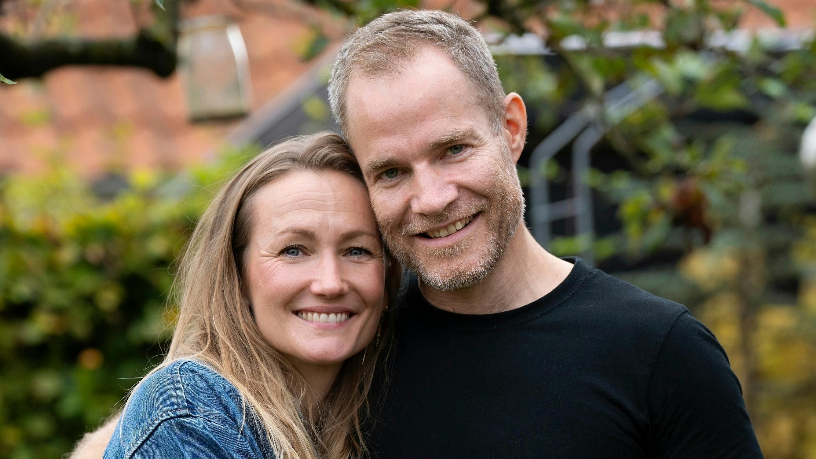 Sara Lygum og ægtemanden Jonas.