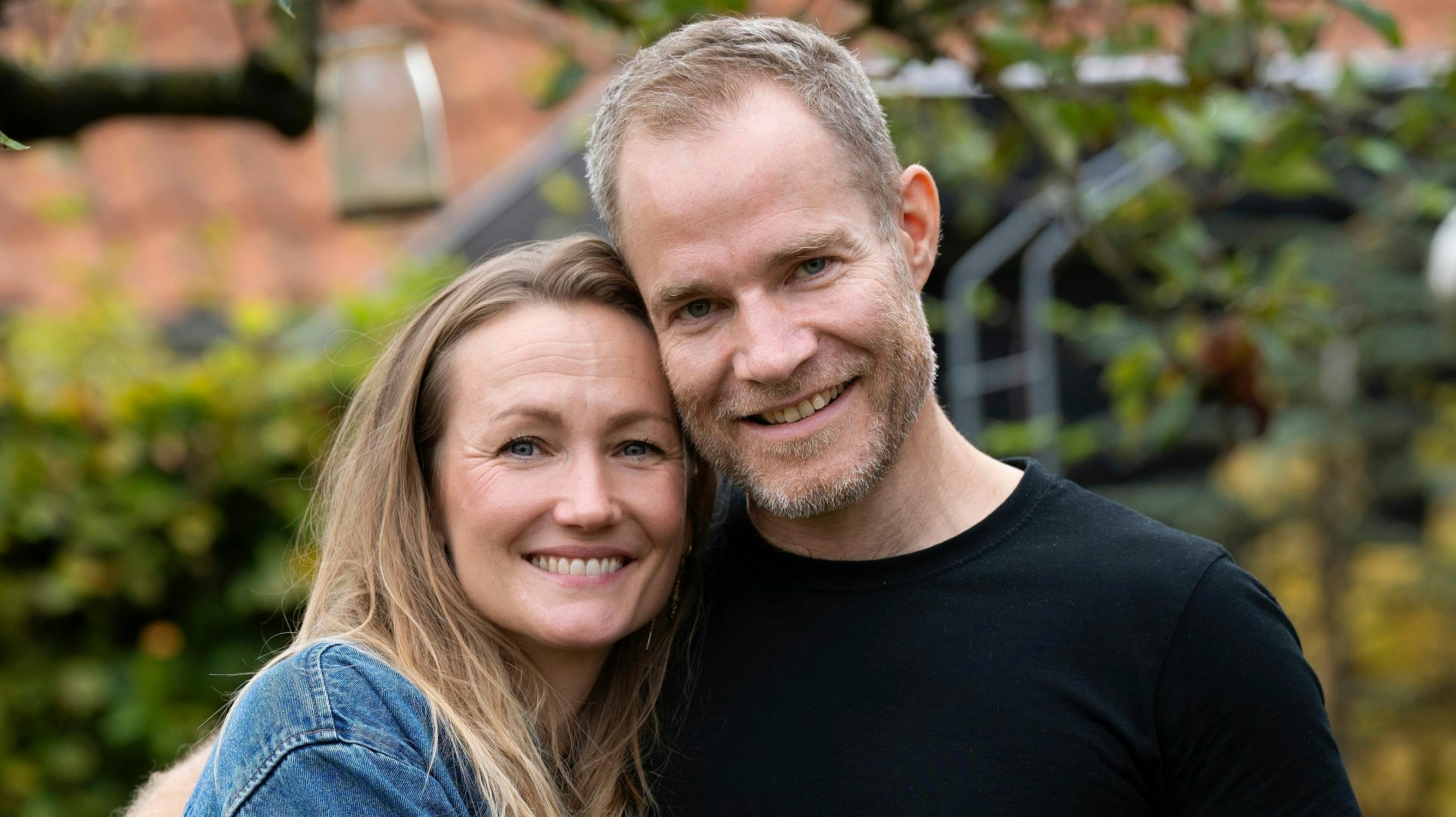 Sara Lygum og ægtemanden Jonas.