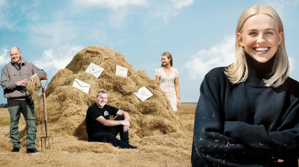 Sofie Martinusen og de nye landmænd.