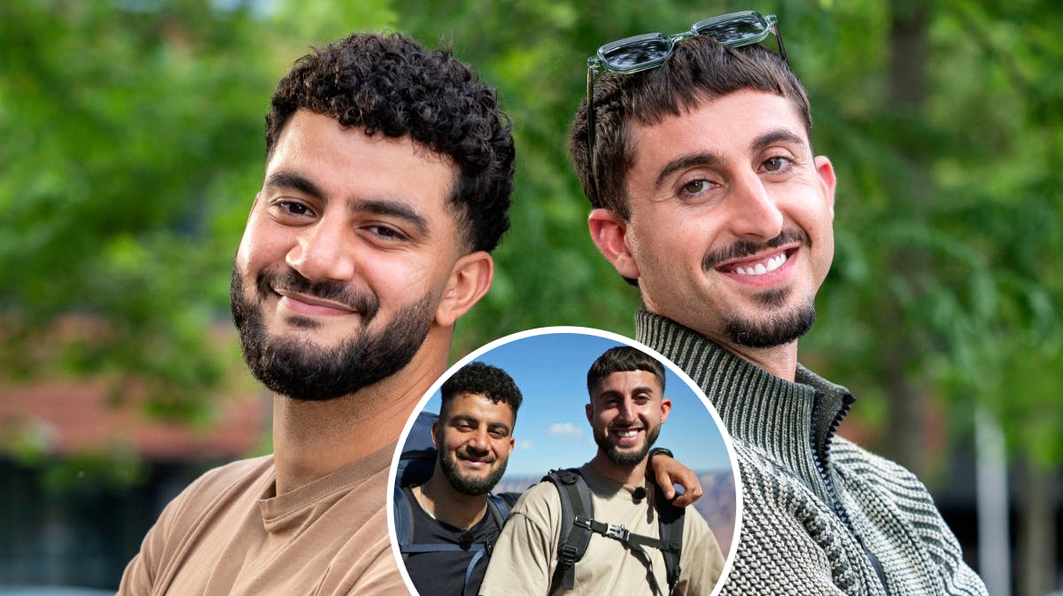 Rand og Mohammed fra "Først til verdens ende". 