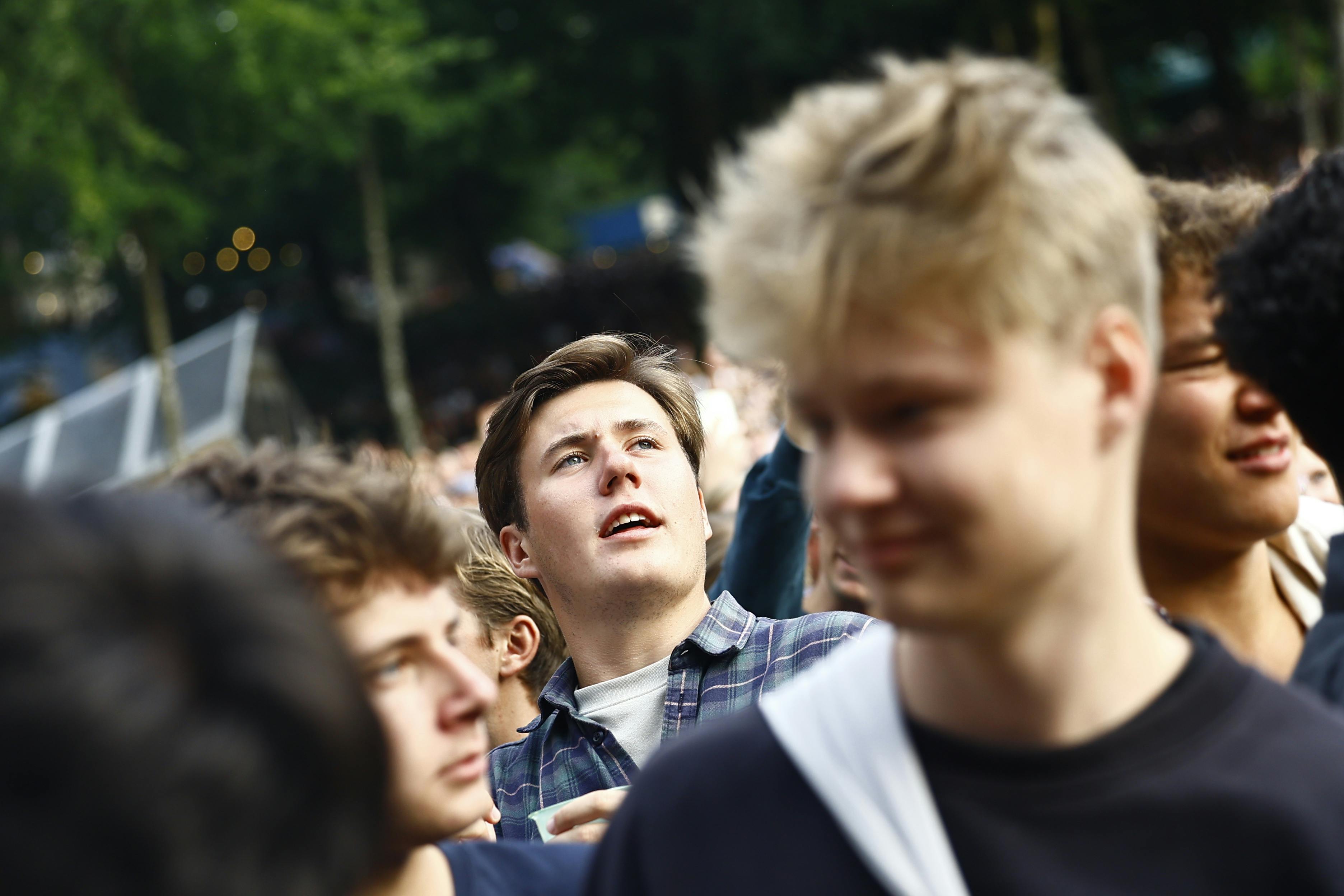 Kronprins Christian på Smukfest torsdag.