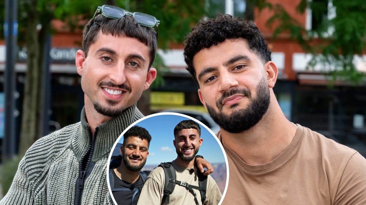 Rand og Mohammed fra "Først til verdens ende". 